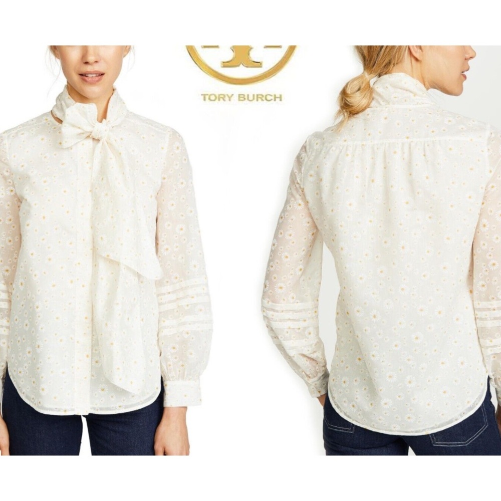 Tory Burch Hayden Silk Blouse size 14